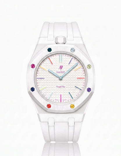 AP x Swatch Royal Pop Huit Blanc