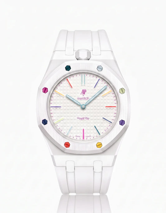 AP x Swatch Royal Pop Huit Blanc