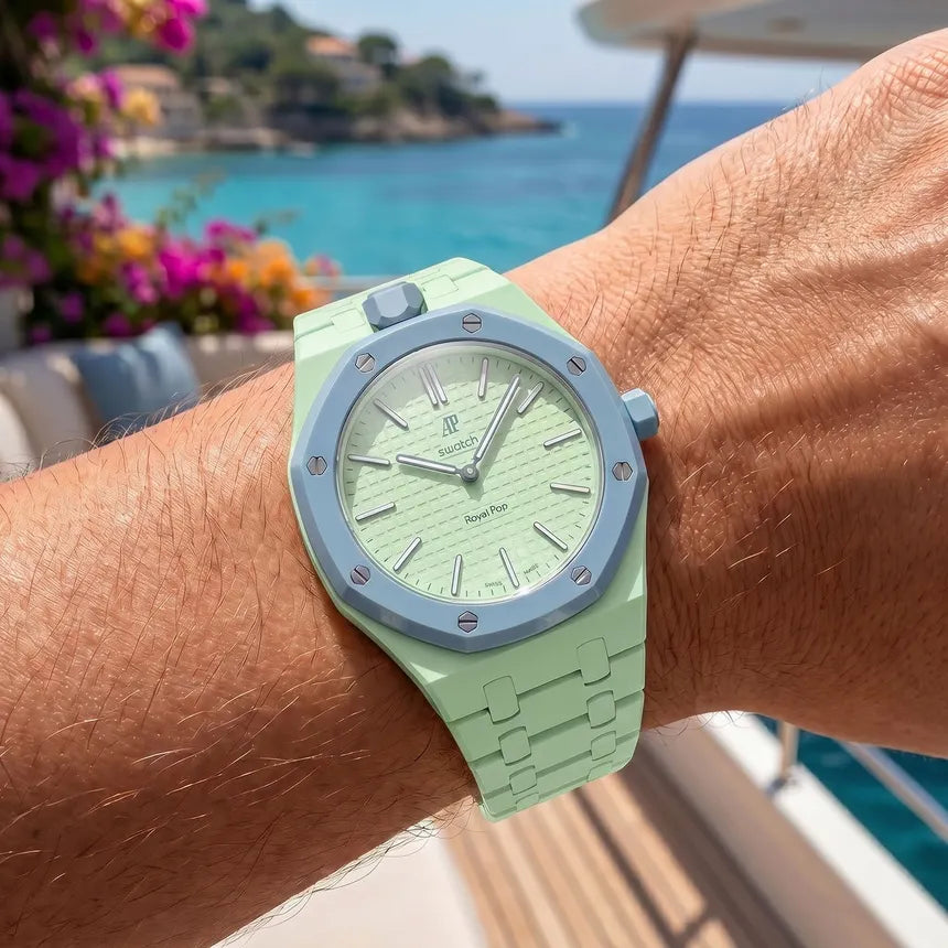 AP x Swatch Royal Pop Blaue Acht